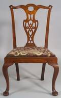 Set of Six Chippendale Mahogany Dining Chairs