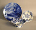Three pieces of Delft porcelain