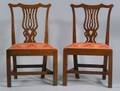 Pair of Chippendale Mahogany Side Chairs