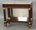 Classical Mahogany and Mahogany Veneer Pier Table