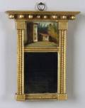 Miniature Federal Gilt Looking Glass