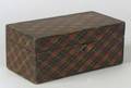 Painted Argyle Plaid Wooden Box