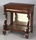 Classical Mahogany and Mahogany Veneer Chamber Stand