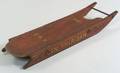 Painted and Decorated Wooden Sled