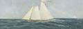 Annette Baron American 20th Century Portrait of the Schooner America