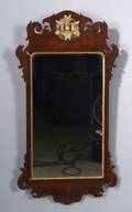 Chippendale Mahogany and Gilt Gesso Mirror