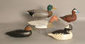 Group of five decoys