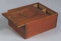Shaker Red Stained Maple Candle Box