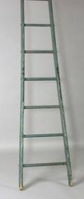 Shaker Blue Painted Fruit Picking Ladder