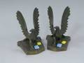 Pair of Frankart Art Deco Cast Metal Eagle Bookends