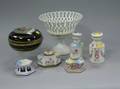 Seven Assorted Continental Decorated Porcelain Items