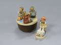 Hummel Ceramic Music Box and Figure