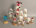 Group of 10 Kachina dolls