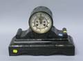 French Black Marble Mantel Clock