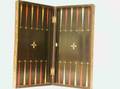 Chinese Export Gilt Lacquer Folding CheckerBackgammon Game Board
