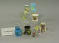Collection of Fortythree Assorted Glass and Porcelain Toothpick Holders