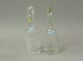Two AngloIrish Colorless Cut Glass Decanters