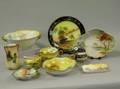 Eleven Decorated Nippon Porcelain Table Items