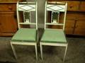 Pair of Directoirestyle Paint Decorated Side Chairs