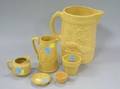 Six Yellowware Table Items