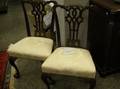 Set of Seven Georgianstyle Carved Mahogany Dining Chairs