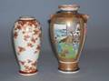 Two Japanese Satsuma Vases
