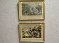 Two Framed French Battle Scene Prints