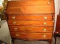 Federalstyle Birch and Walnut Slantlid Desk