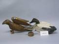 Five Carved and Painted Wooden and Canvas Decoys