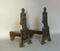 Pair of George Washington andirons