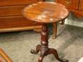 Chippendale Carved Mahogany Dish Tilttop Candlestand
