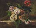 American School 20th Century Floral Still Life