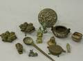 Bag Lot of Assorted Asian Metalware