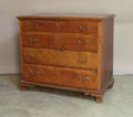 Chippendale walnut chest of drawers