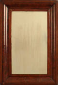 Empire mahogany looking glass