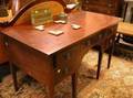 Edwardian Inlaid Mahogany Flat Top Desk