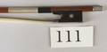 French Silver Mounted Violin Bow Eugene Sartory c1930