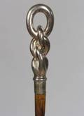 Gorham Silver Overlay Handled Walking Stick