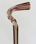 Colorless Red and Yellow Glass Cane