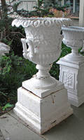 Cast iron urn