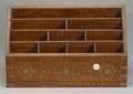 AngloIndian Rosewood and Brass Inlay Letter Box
