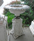 Cast iron urn