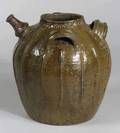 French Faience Oil Vessel