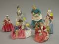 Six Royal Doulton Ceramic Figures