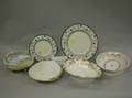 Set of Thirtysix Royal Doulton Cambridge Pattern Porcelain Dinner and Salad Plates