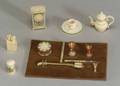 Group of Miniature Ivory Objects
