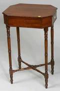 Late Regency Mahogany Work Table