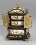 Viennese Enamel and Ormolu Mounted Musical Jewel Box