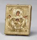 Small Russian Icon of the Virgin of the Sign
