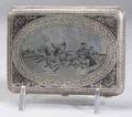 Russian Silver and Niello Cigarette Case